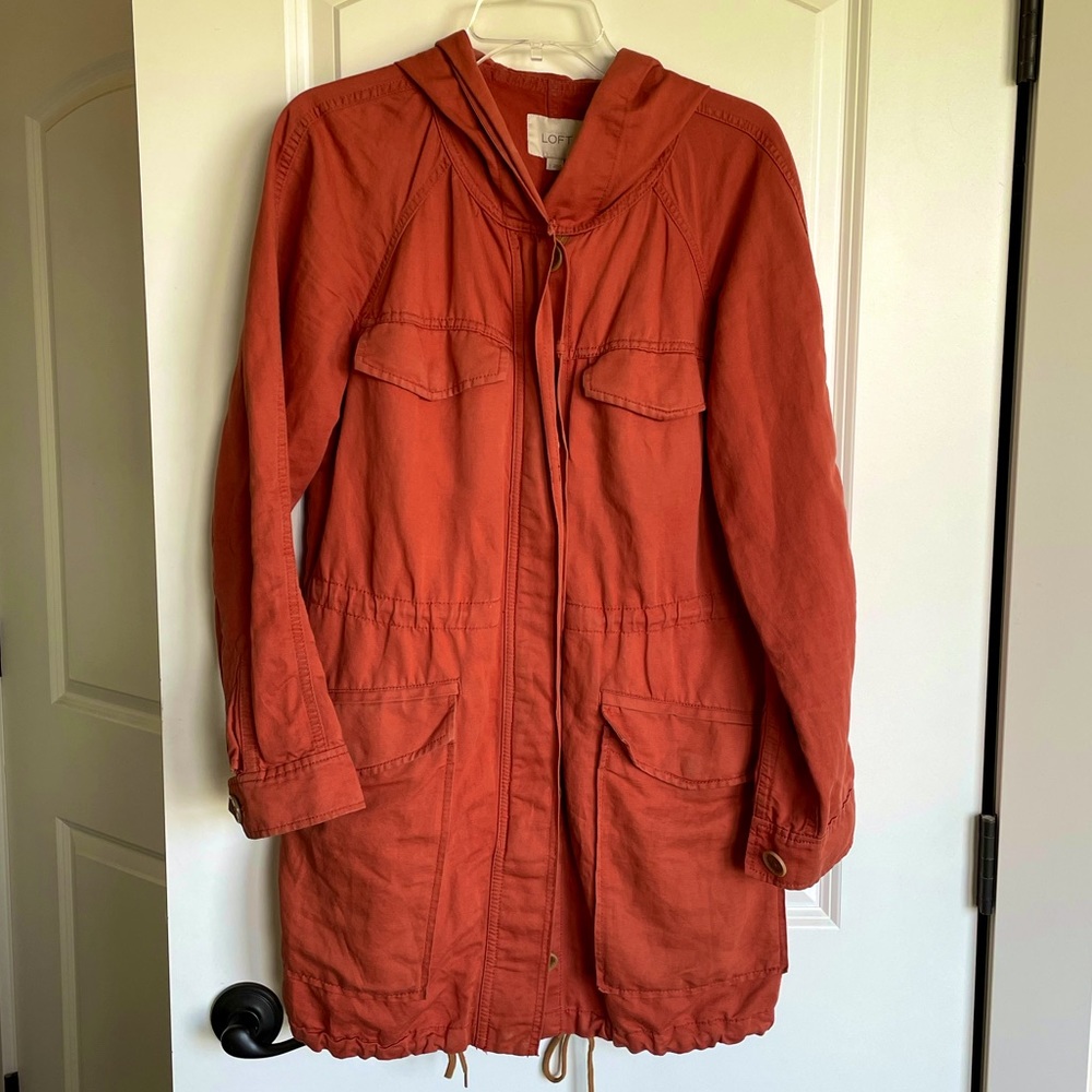 Orange Loft Utility Parka Size M